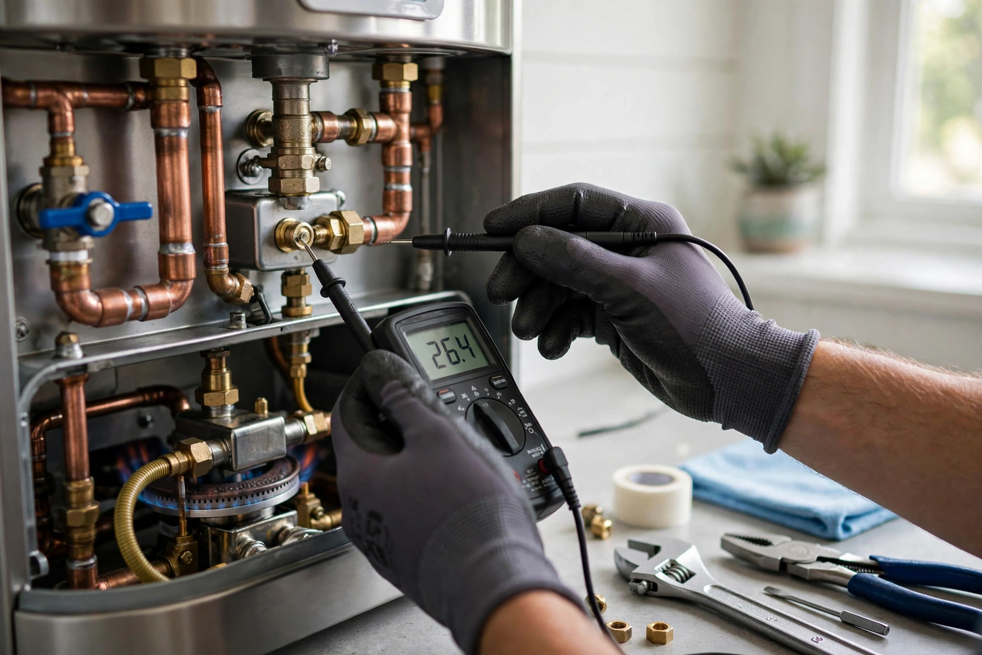 Tankless water heater repair